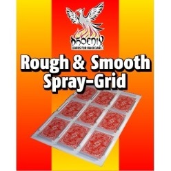 Rough & Smooth Spray-Grid (for poker size cards) by Card-Shark