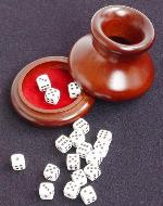 Tiny Dice Vase by Mikame