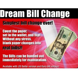 Dream Bill Change Wallet by TRIX (US Dollar Version)